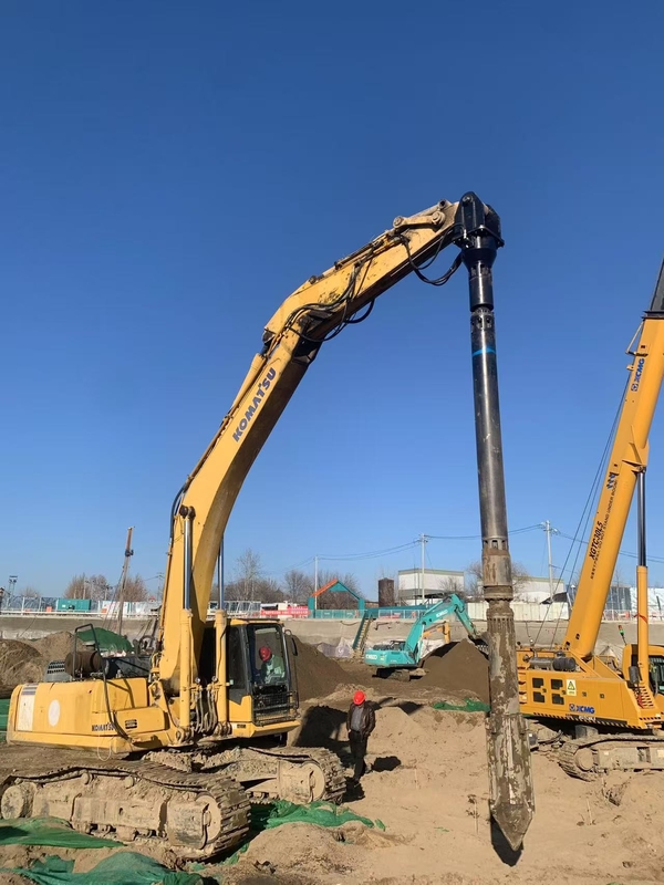 2150 Mm Vibrator Length 43 Hz Vibration Frequency Hydraulic Power Vibroflot Equipment For Vibration