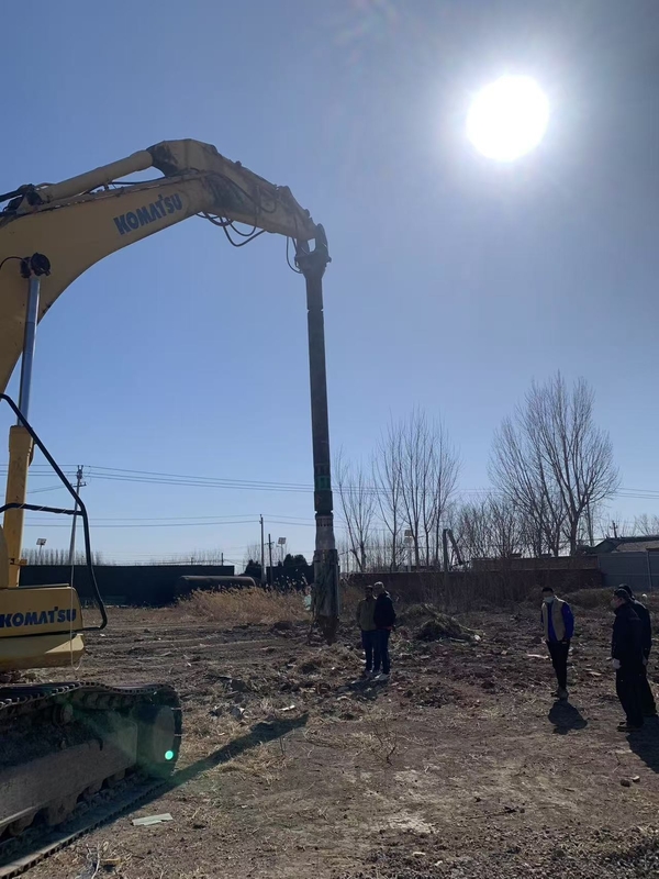 BVEM 2600 R/Min Rotation Speed Hydraulic Vibroflot Water-Air Linkage Construction For Soil Improvement