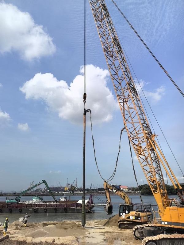 BVEM Vibroflotation Device high penetration power for strengthen the foundation of shear capacity
