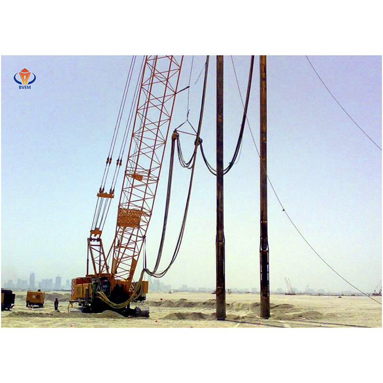 Hydraulic Vibroflot With 176 KW Engine Power Refitted To Rig Key To Successful Ground Improvement