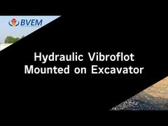 BVEM 2600 r/min rotation speed hydraulic vibroflot pile driver