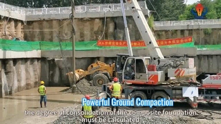 Powerful Vibroflot Equipment for Ground Improvement