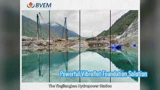 Stone Column Vibroflot 180KW Efficient Foundation Solution